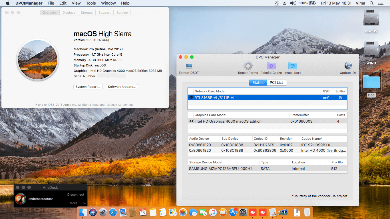 HP Spectre XT Pro 13 B000 [IvyBridge   Intel HD 4000 + PS2]   OpenCore 1